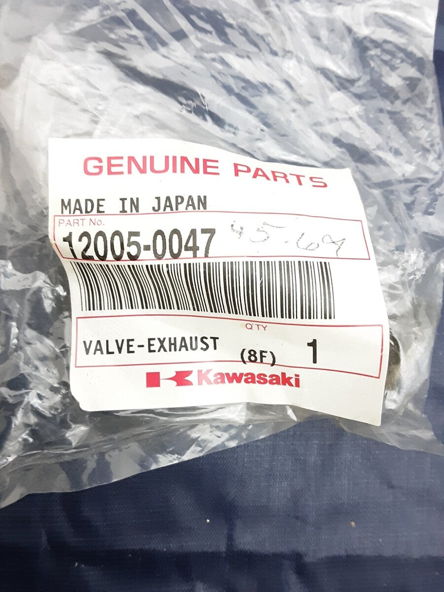 NEW GENUINE KAWASAKI 12005-0047 VALVE-EXHAUST Prairie KVF650 KFX700 2002-2020
