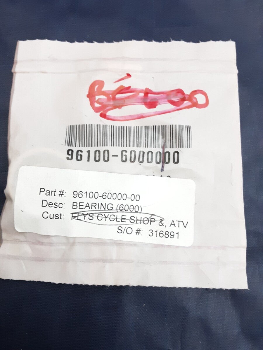 NEW GENUINE HONDA 96100-60000 BEARING (6000) ALL TERRAIN CYCLE ATC110 ATC70 CM40