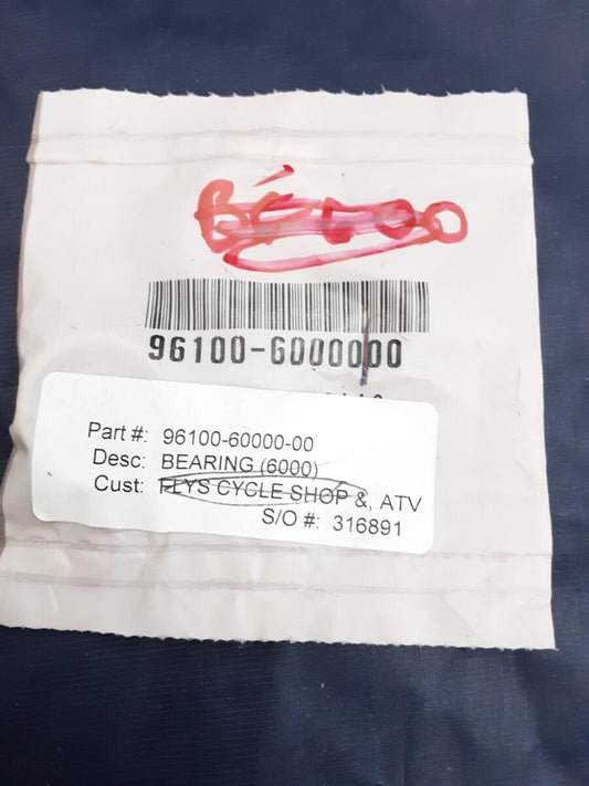 NEW GENUINE HONDA 96100-60000 BEARING (6000) ALL TERRAIN CYCLE ATC110 ATC70 CM40