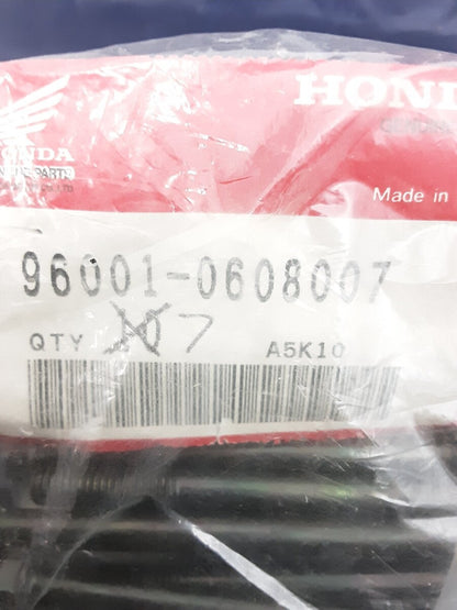 NEW GENUINE HONDA 96001-06080-07 BOLT, FLANGE (6X80) CB650 HONDAMATIC CM400 1979