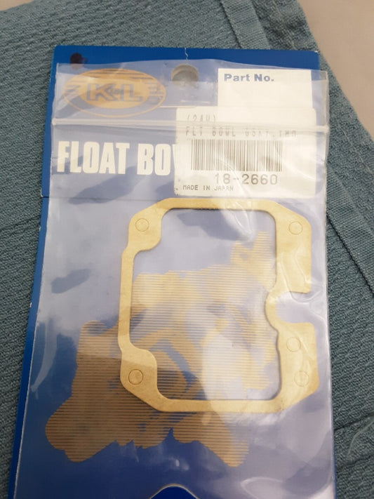 NEW GENUINE K&L 18-2660 FLOAT BOWL GASKET YTM225 KLF220 YAMAHA TTR125