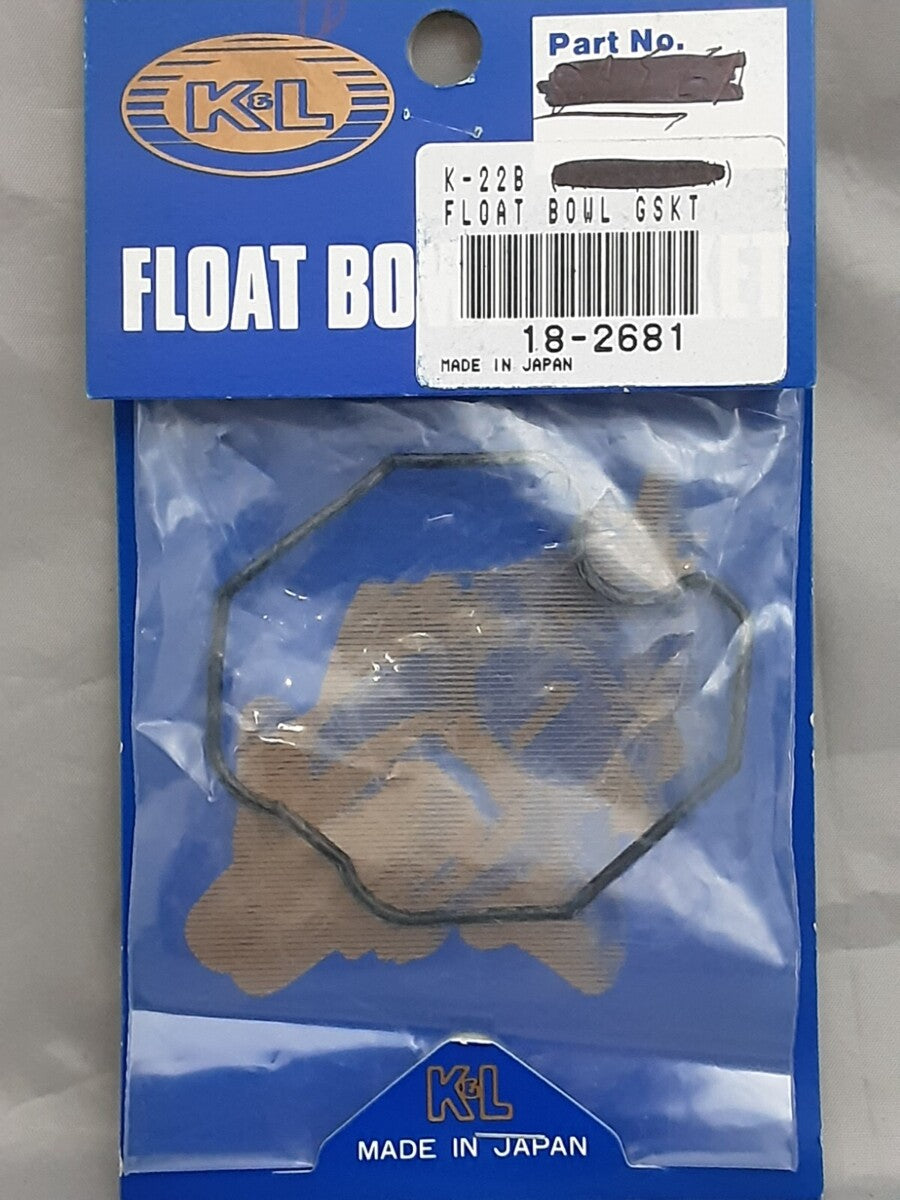 NEW GENUINE K&L 18-2681 FLOAT BOWL GASKET  HONDA TRX250 ATC200 ATC185