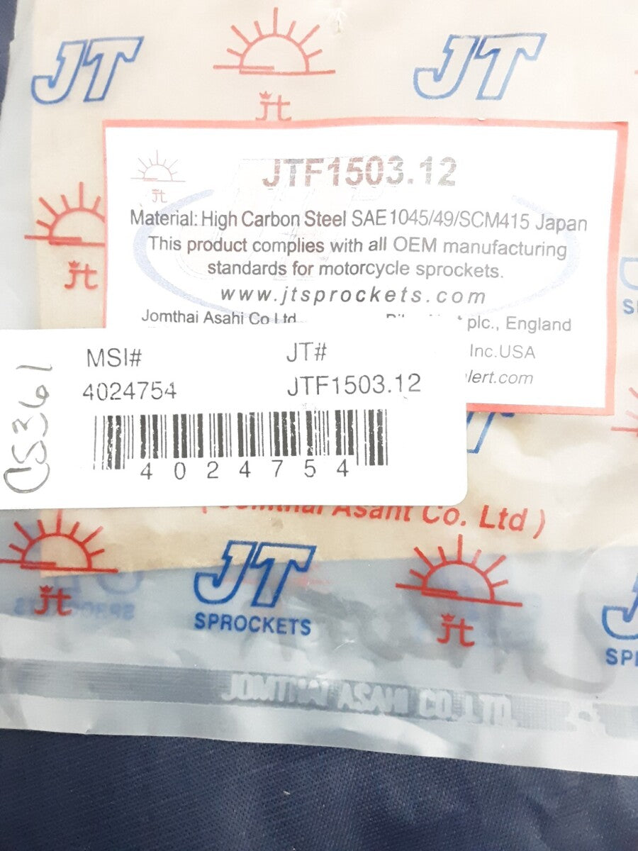 NEW GENUINE JT SPROCKETS JTF1503.12 Front Sprocket 12T KAWASAKI MOJAVE LAKOTA