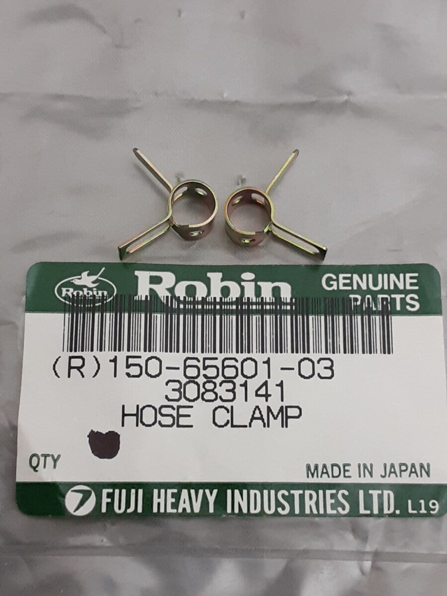 NEW GENUINE ROBIN 3083141 QTY2 CLAMP,HOSE Scrambler Trail Boss Cyclone 85-06