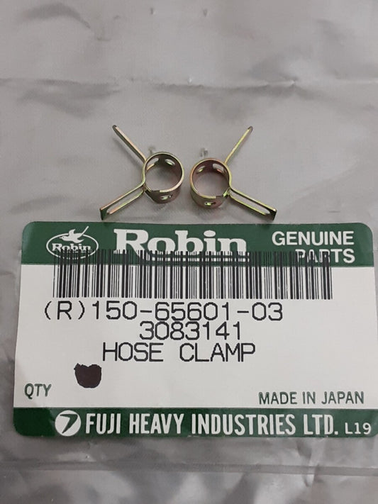 NEW GENUINE ROBIN 3083141 QTY2 CLAMP,HOSE Scrambler Trail Boss Cyclone 85-06