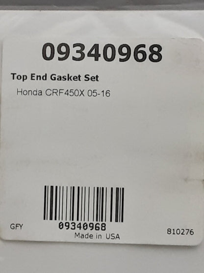 NEW MOOSE RACING 0934-0968 Top End Gasket Kit Honda CRF450X 2005-2017