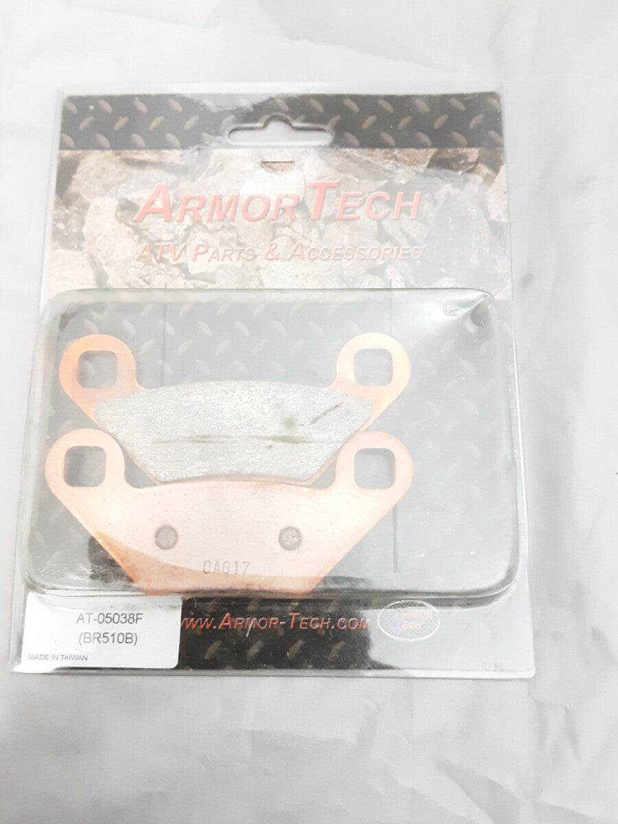 NEW GENUINE ARMOR TECH AT-05038F FRONT AND REAR BRAKE PADS