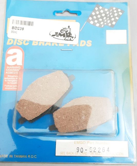 NEW GENUINE J&M 90-62264 DISK BREAK PADS FRONT W0046 DT125 TT600