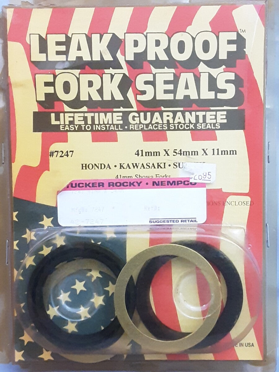 NEW Leakproof Seals Fork Seals 7247 41MMX54MMX11MM HONDA XR250L KAWASAKI ZG1200