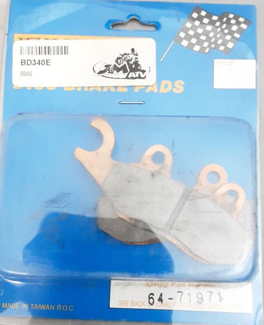 NEW GENUINE J&M 64-71971 FULL METAL BREAK PAD BAYOU KLF300 QUADRUNNER LTF500