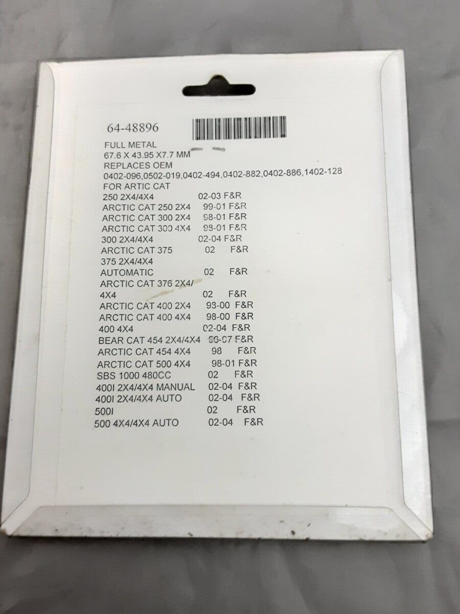 NEW GENUINE ARCITIC CAT 64-48896 HYDRALIC BRAKE PADS