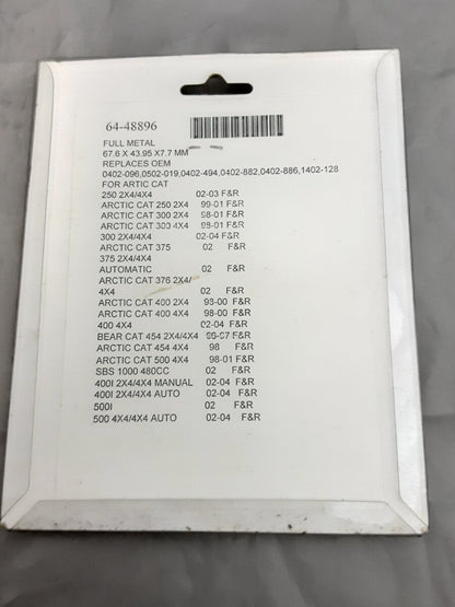 NEW GENUINE ARCITIC CAT 64-48896 HYDRALIC BRAKE PADS