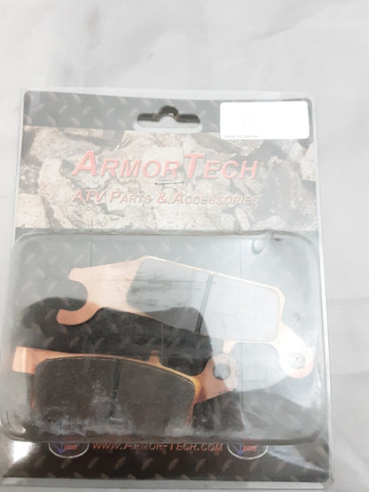 NEW GENUINE ARMOR TECH AT-05030F REAR LEFT FULL METALLIC BREAKPADS
