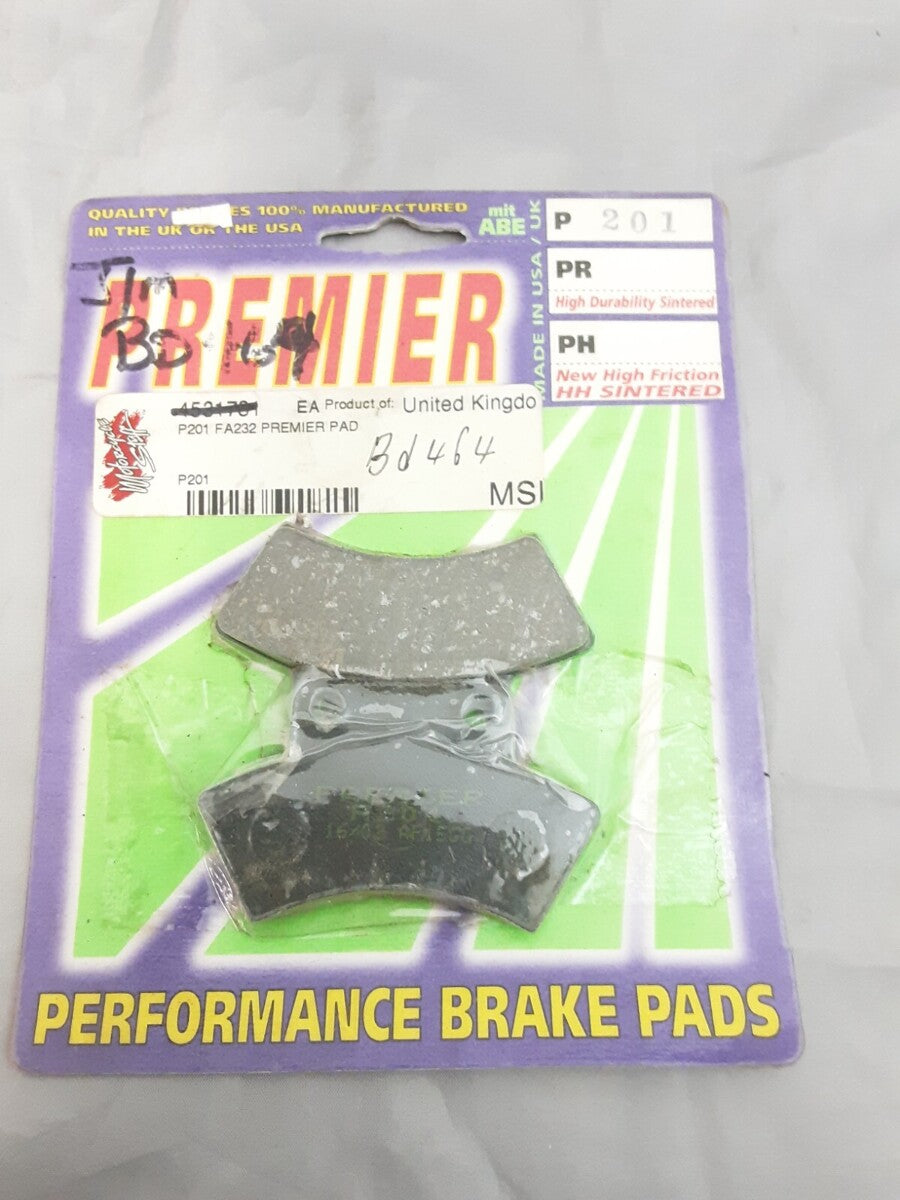 NEW GENUINE PREMIER BD464 DISC BREAK PADS