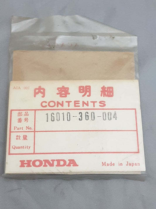 NEW GENUINE HONDA 16010-360-004 CARBURETOR GASKET SET MT250A CR125M