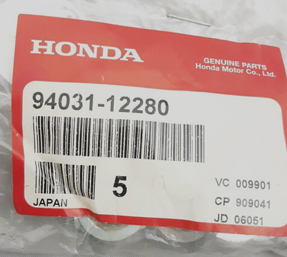 NEW GENUINE HONDA 94031-12280 NUT, HEX. (12MM) FOURTRAX 250R TRX250 TRX300 1986