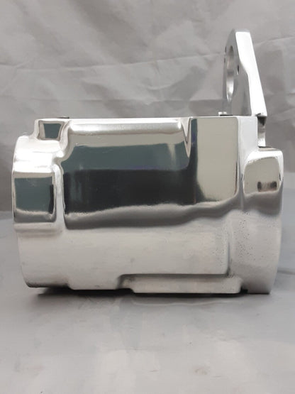 NEW ULTIMA 201-59 POLISHED 6-SPEED LEFT SIDE DRIVE TRANS. CASE HARLEY SOFTAIL