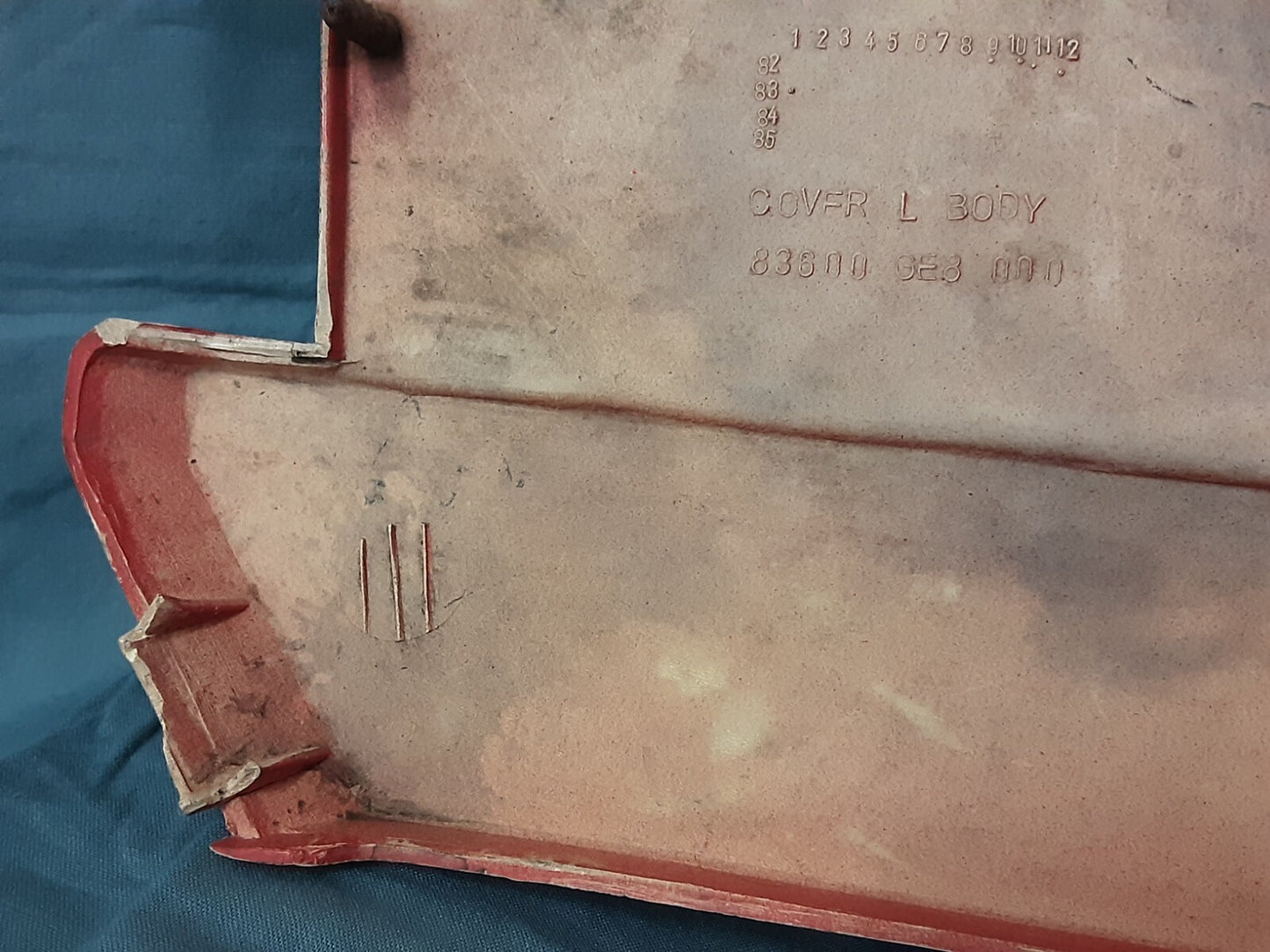 HONDA 83600-GE8-000ZB COVER, L. BODY AERO NB50M A 1983