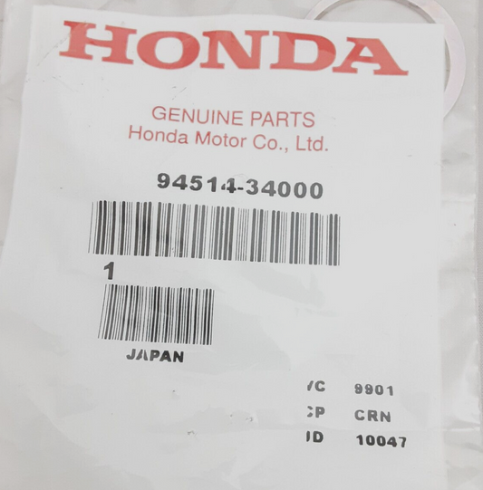 NEW GENUINE HONDA 94514-34000 CIRCLIP (34MM) FOURTRAX FOREMAN TRX350 TRX450 1998