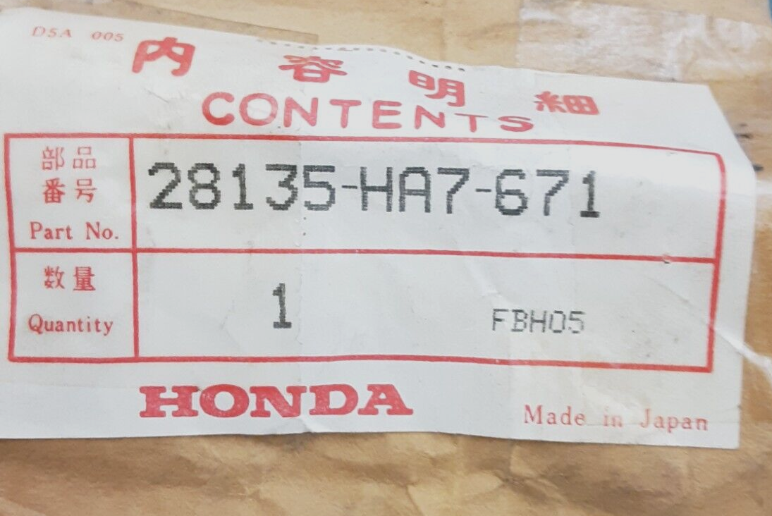 NEW GENUINE HONDA 28135-HA7-671 STARTER REDUCTION STAFF