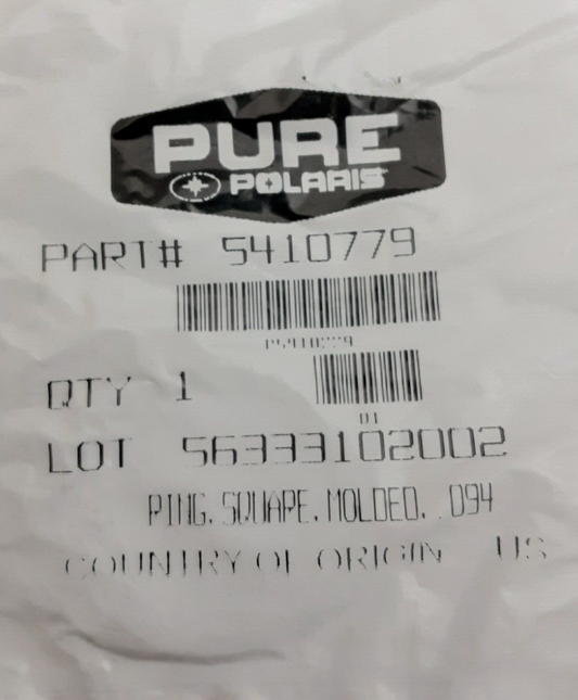 NEW GENUINE POLARIS 5410779 RING, SQUARE, MOLDED (.099) Sportsman W9380 1993-21