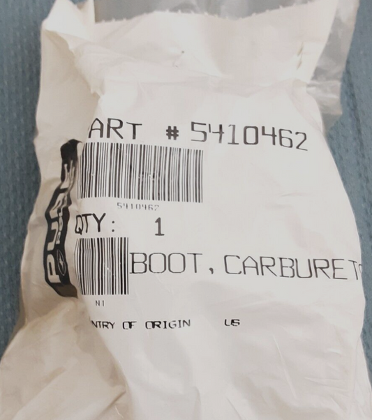 NEW GENUINE POLARIS 5410462 BOOT,CARBURETOR Cyclone W877 Trail Boss W877 1987-99