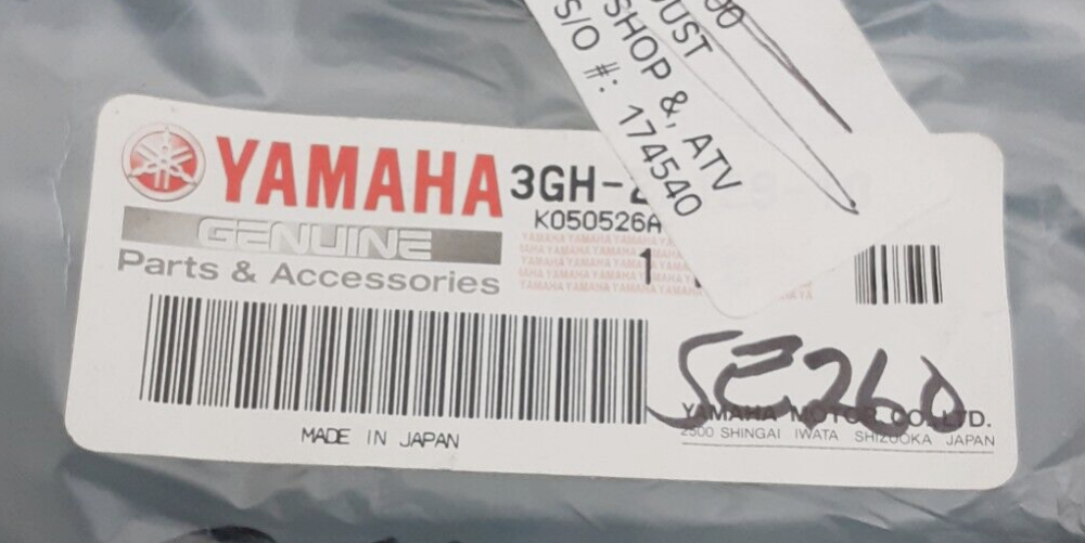 NEW GENUINE YAMAHA 3GH-25129-10-00 SEAL, PLATE DUST Big Bear YFM350 MOTO-4 YFM2