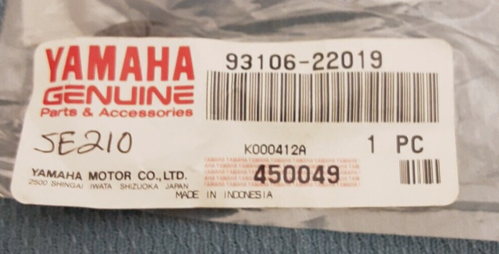 NEW GENUINE YAMAHA 93106-22019-00 OIL SEAL (DC 22-28-8) TRIALS TY350 1984-2020