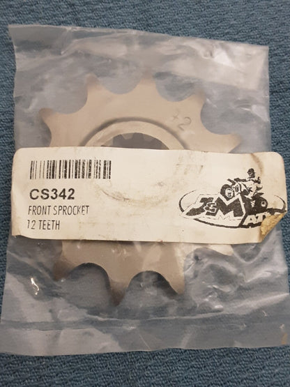 NEW GENUINE J&M CS342 Front Sprocket 12T KAWASAKI MOJAVE LAKOTA