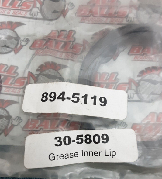 NEW GENUINE ALL BALLS 30-5809 GREASE INNER LIP 46X58X7