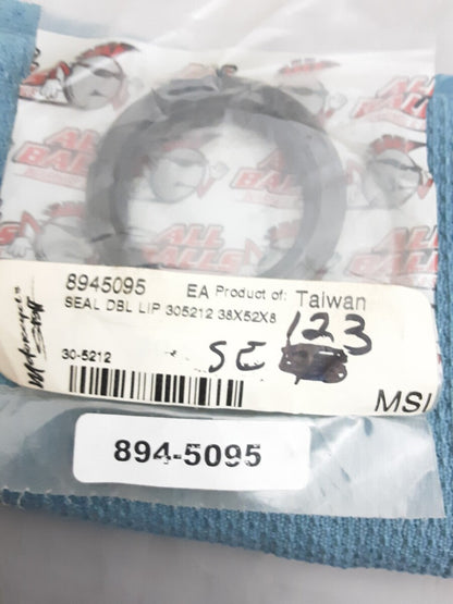 NEW ALL BALLS 30-5212 Double Lip Oil Seal 38x52x8 SE123