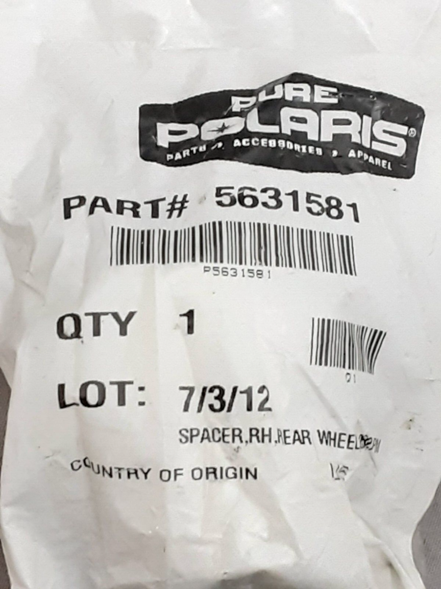 NEW GENUINE VICTORY 5631581 SPACER,RH,REAR WHEEL,250,PM HAMMER KINGPIN 05-14