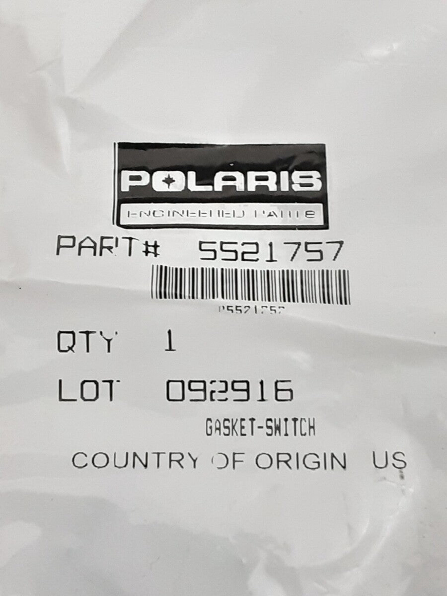 NEW GENUINE VICTORY 5521757 GASKET-SWITCH VISION ALL OPTIONS 2008-2014