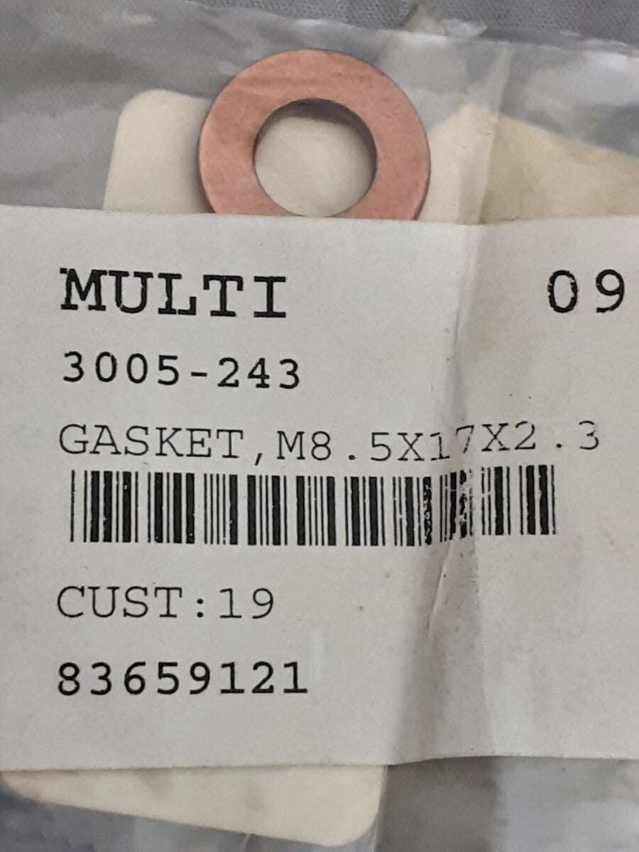 NEW GENUINE ARCTIC CAT 3005-243 GASKET M8.5X17X2.3