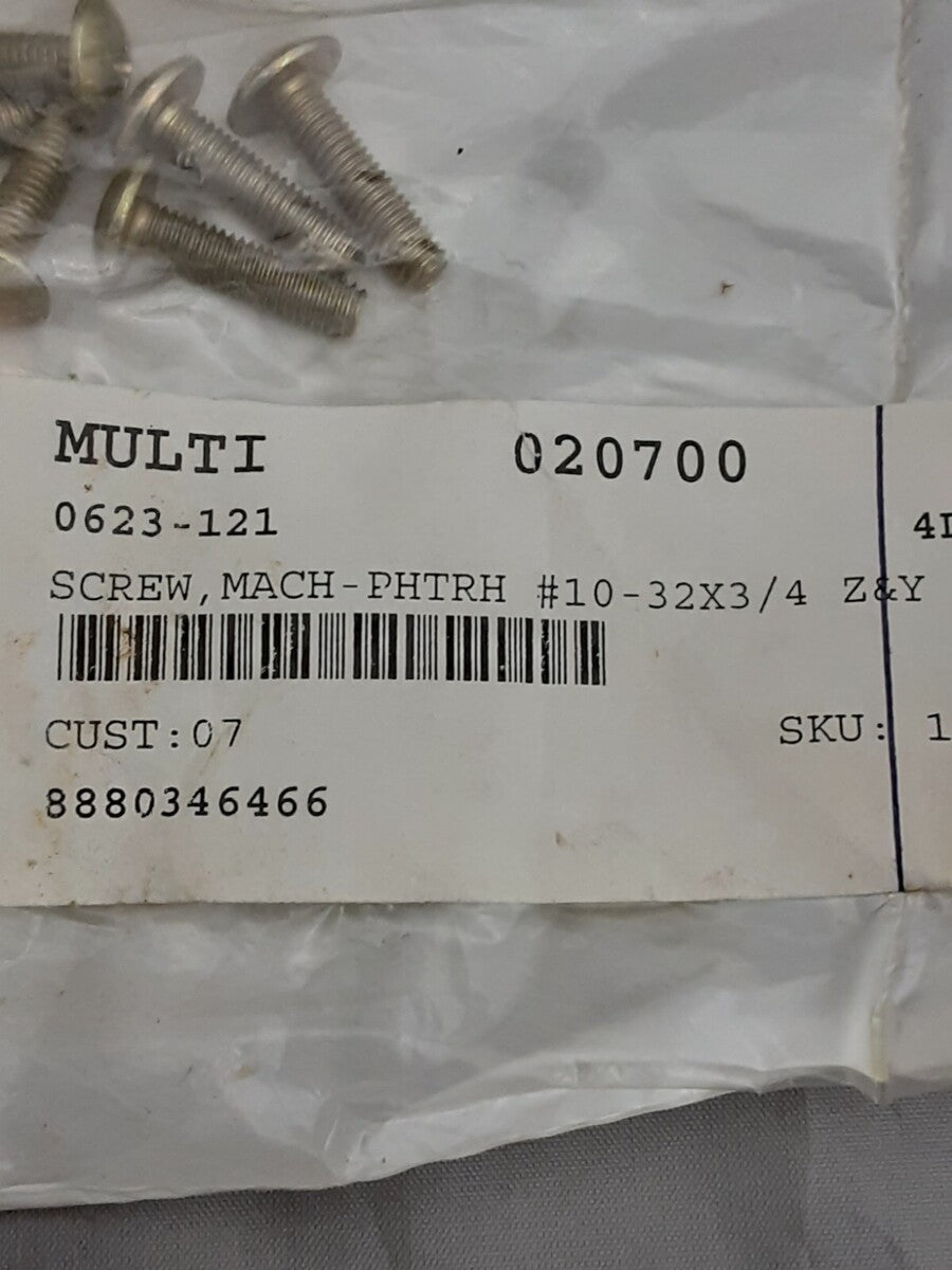 NEW GENUINE ARCTIC CAT 0623-121 QTY8 Screw, MACH-PHTRH 32X3/4