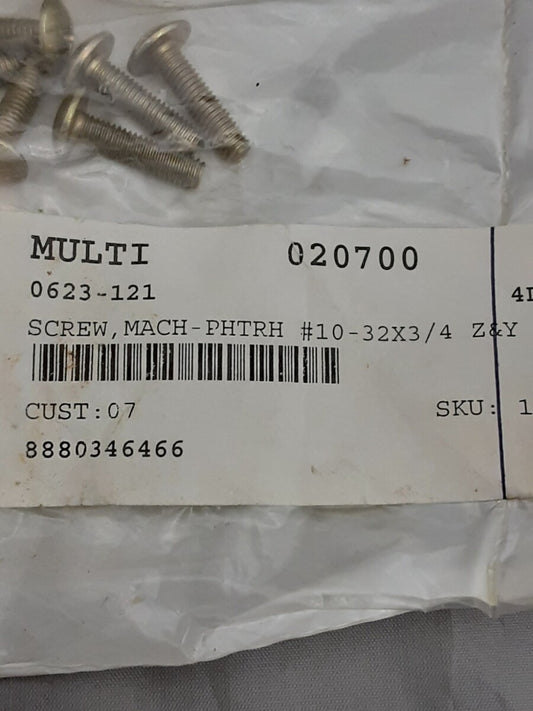 NEW GENUINE ARCTIC CAT 0623-121 QTY8 Screw, MACH-PHTRH 32X3/4