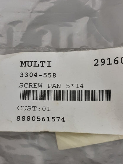 NEW GENUINE ARCTIC CAT 3304-558 QTY4 Screw, PAN 5*14