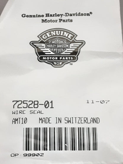 NEW GENUINE HARLEY DAVIDSON 72528-01 QTY 10 WIRE SEALS