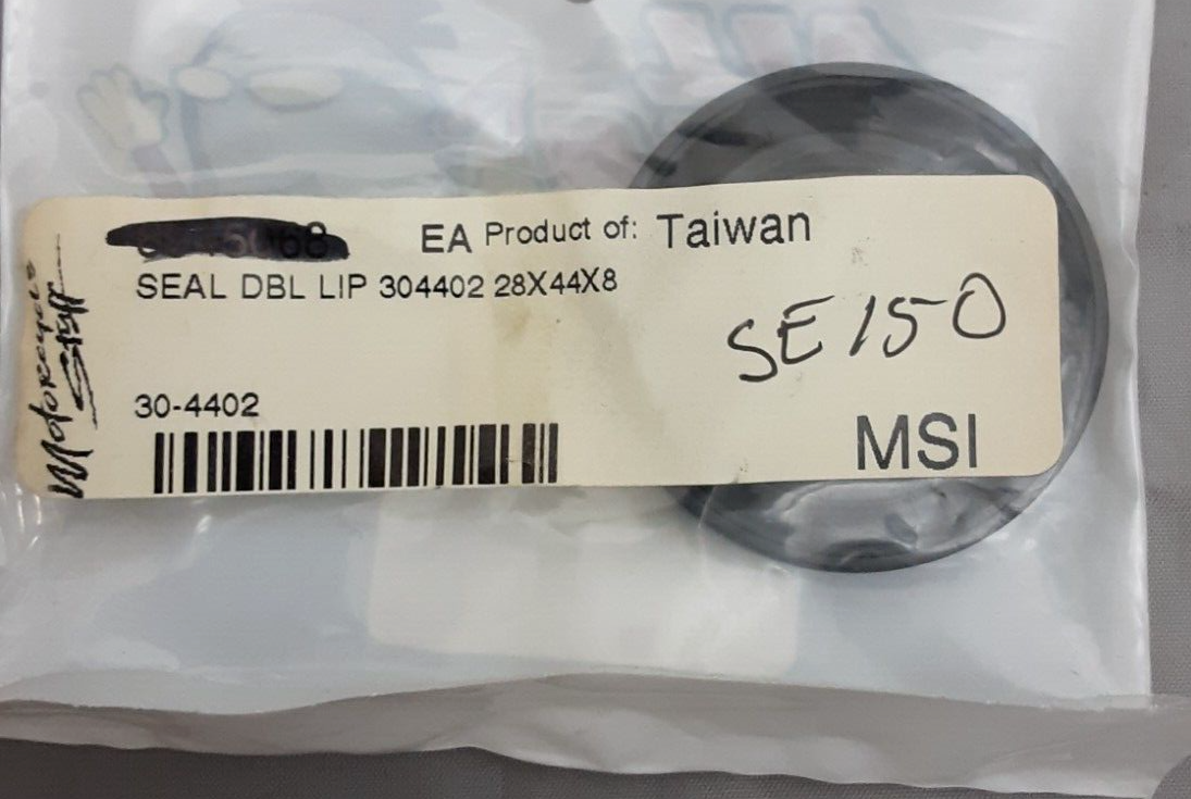 NEW GENUINE ALL BALLS 30-4402 (SE150) DOUBLE LIP SEAL (28X44X8)