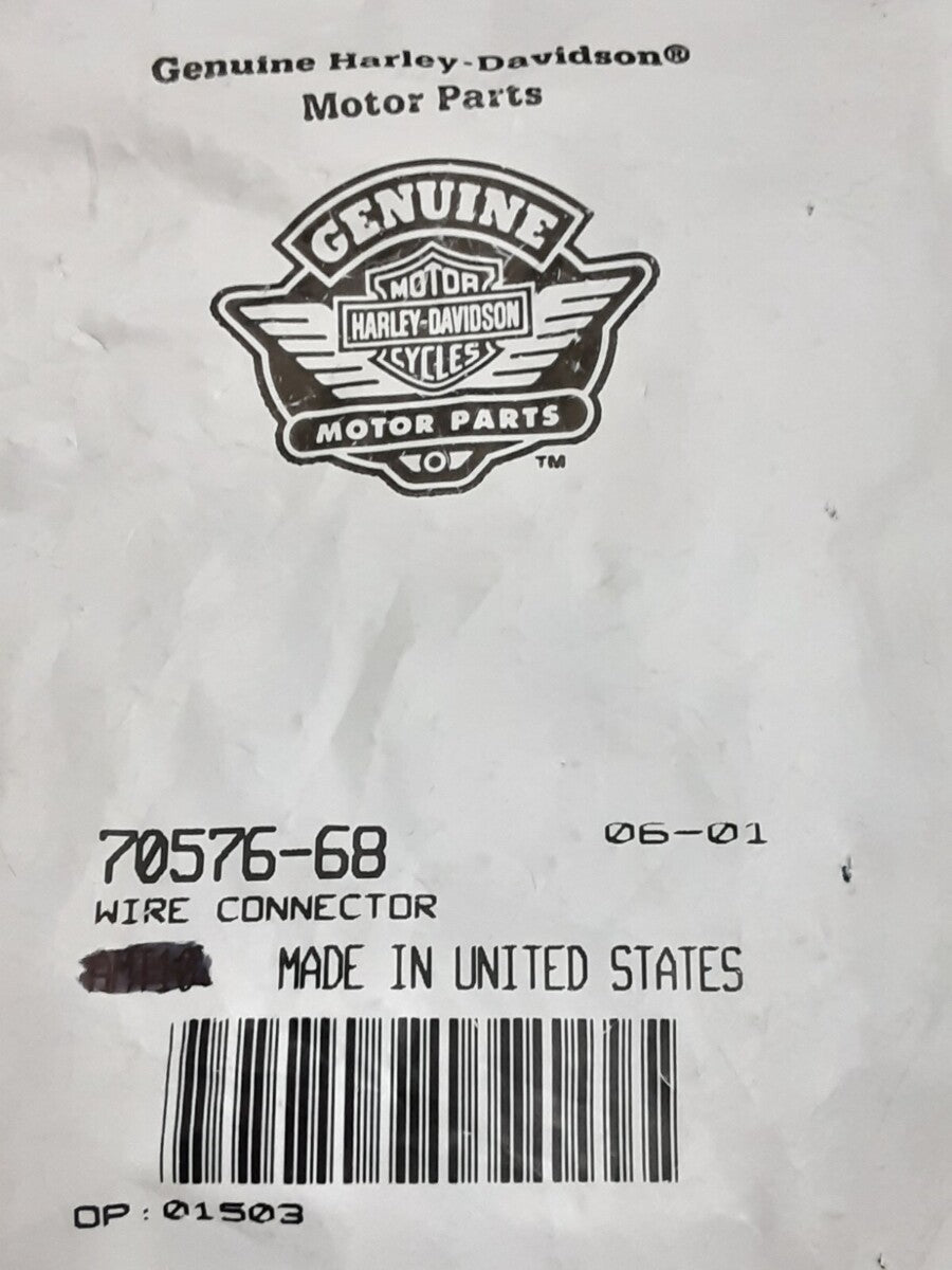 NEW GENUINE HARLEY DAVIDSON 70576-68 WIRE CONNECTOR