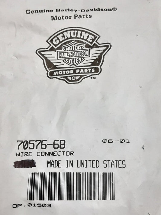 NEW GENUINE HARLEY DAVIDSON 70576-68 WIRE CONNECTOR