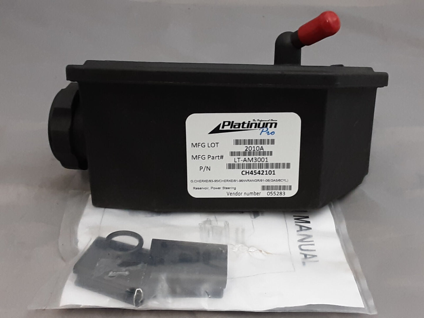 NEW PLATINUM PRO CH4542101 Power Steering Reservoir W/CAP Jeep Wrangler 91-06