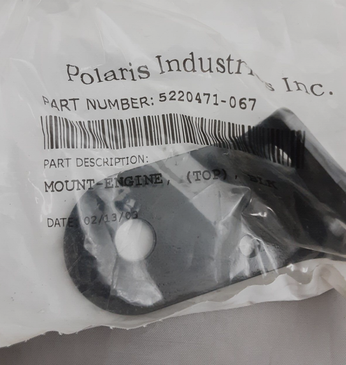 NEW GENUINE POLARIS 5220471-067 MOUNT ENG.TOP Trail Boss Scrambler Cyclone 85-96