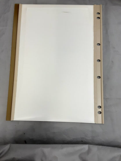 NEW FELLOWES 87393 QTY3 White Microfiche Holder Panels