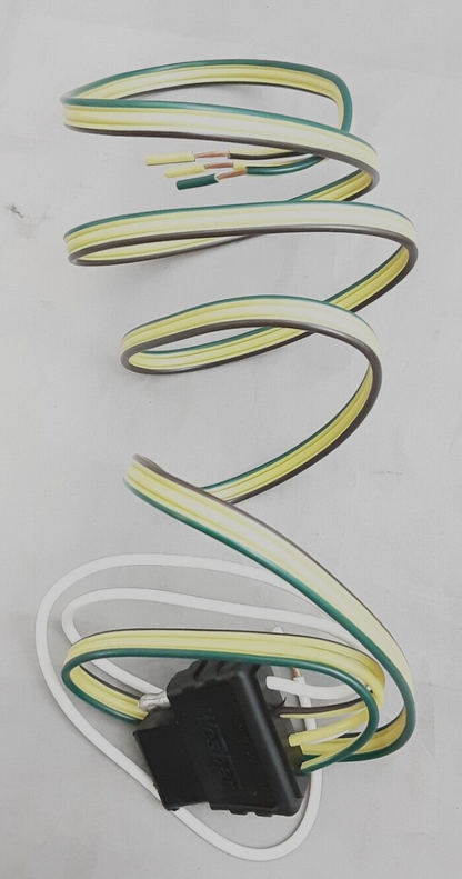 NEW WESBAR 707275 4-Way Wiring Harness Connector 4' W/ 18" Ground Wire