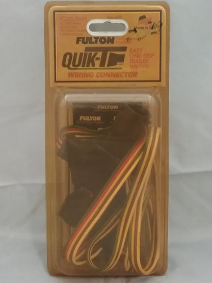 NEW FULTON QUICK-T TC325 0600 TRAILER WIRING CONNECTOR PICKUPS AND UTILITY