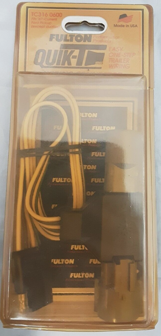 NEW FULTON QUICK-T TC316-0600 WIRING CONNECTOR FORD PICKUP 87