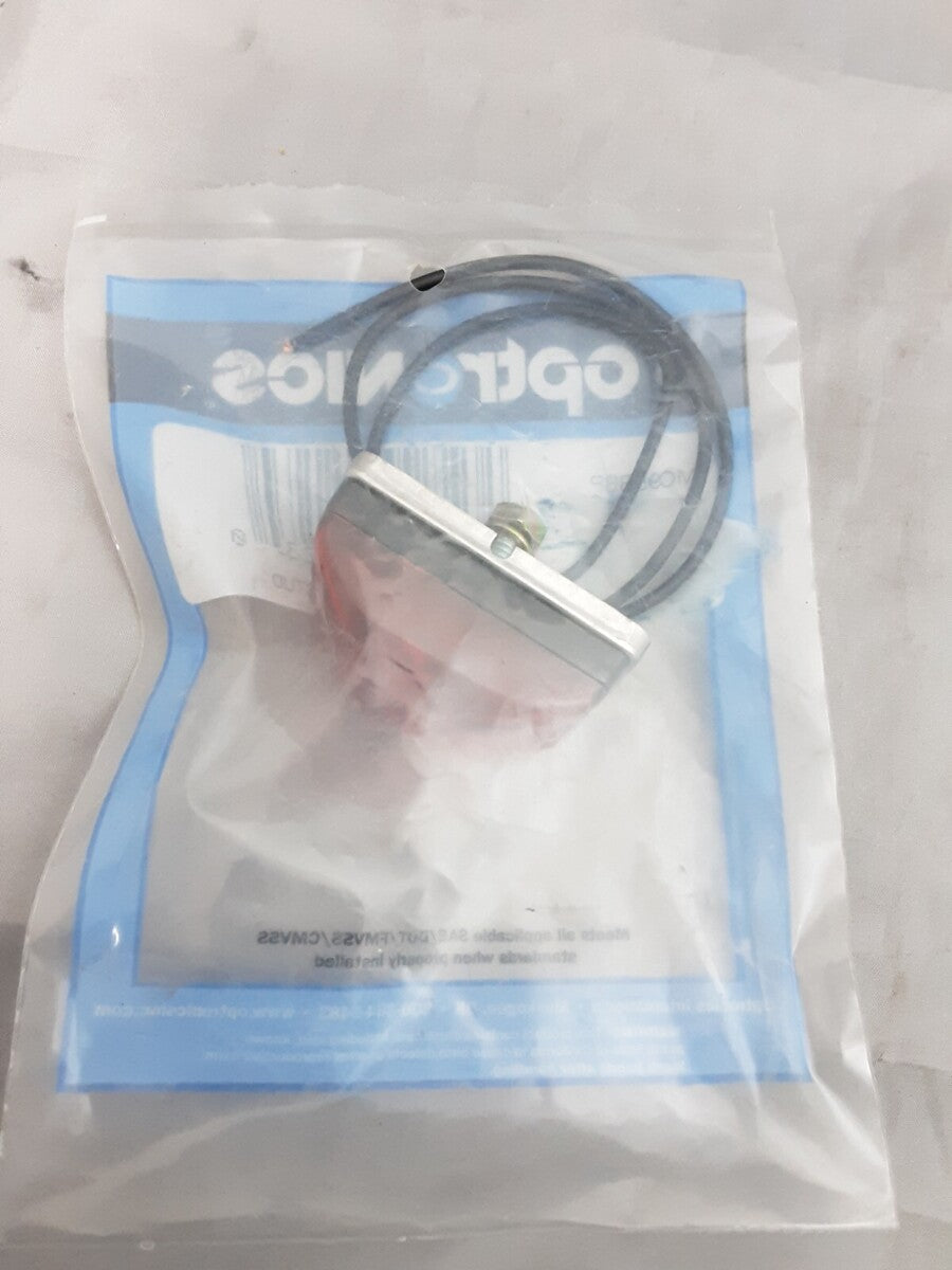 NEW OPTRONICS MC95RBP Red Sealed Marker/clearance Light STUD 2-1/16"X1-1/16"X1"D