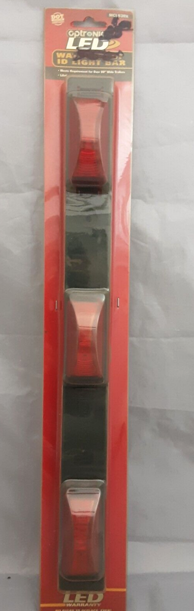 NEW OPTRONICS MCL83RK LED WATERPROOF ID LIGHT BAR  MEETS RQMT FOR 80" W TRAILERS