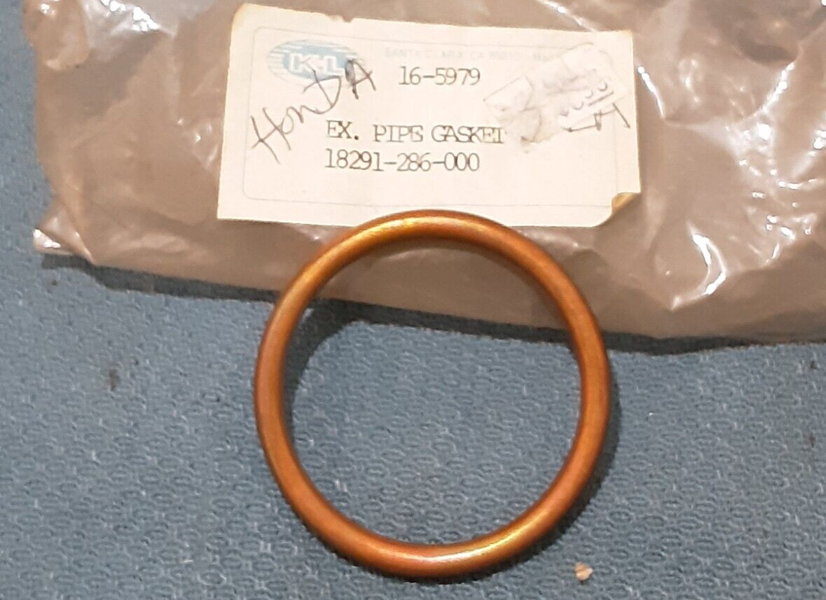 NEW K&L 16-5979 QTY3 GASKET, EX. PIPE HONDA CUSTOM CX500 GOLD WING GL100 79-87